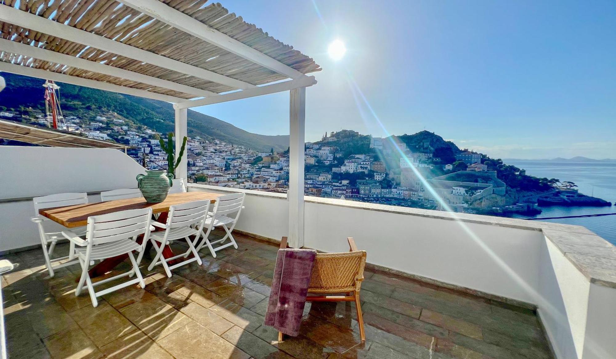 Villa Sunset Đảo Hydra Ngoại thất bức ảnh
