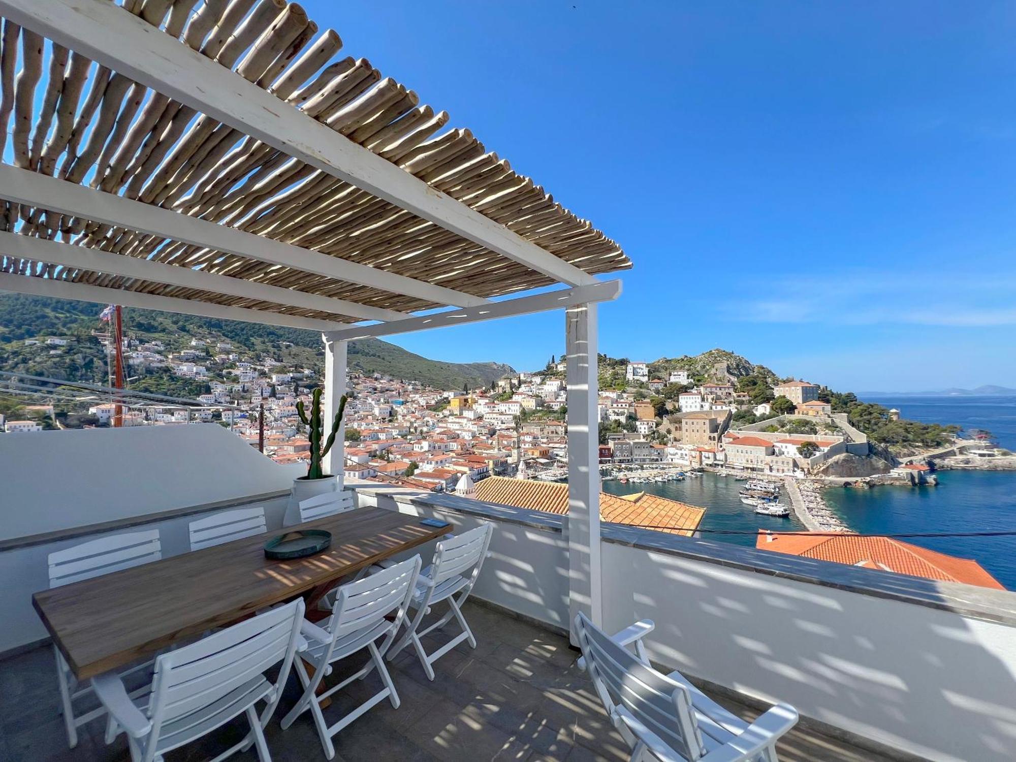 Villa Sunset Đảo Hydra Ngoại thất bức ảnh