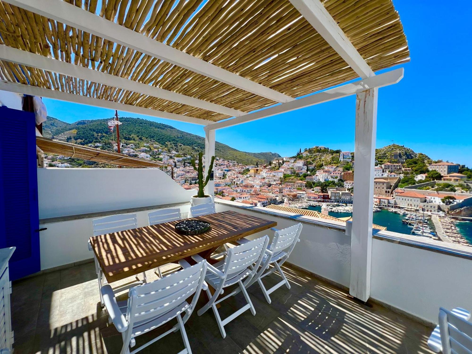 Villa Sunset Đảo Hydra Ngoại thất bức ảnh