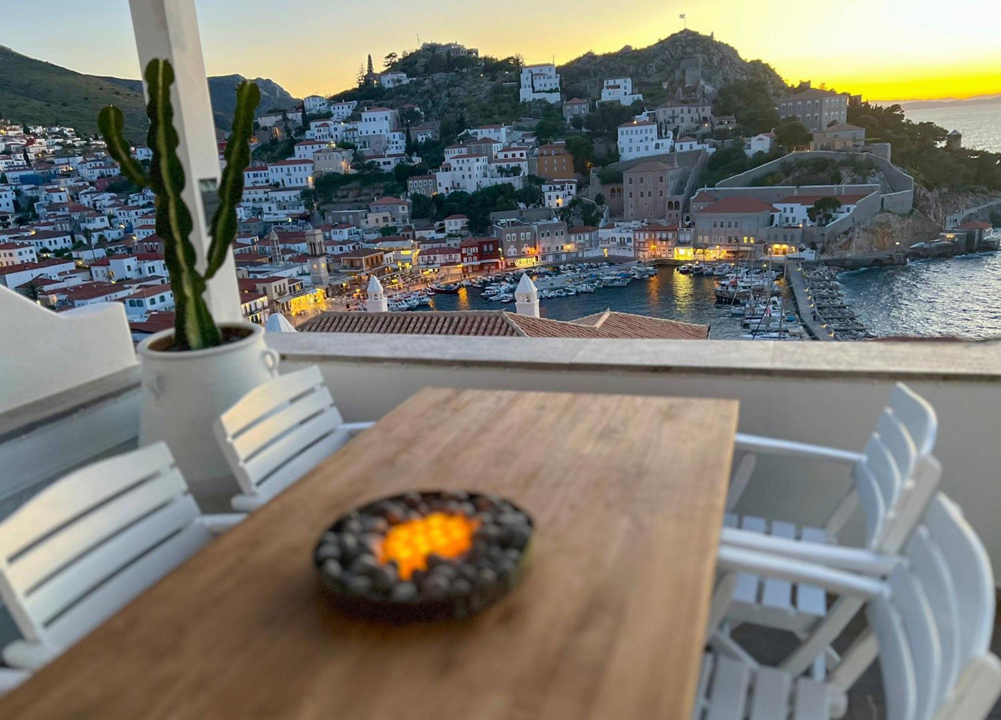 Villa Sunset Đảo Hydra Ngoại thất bức ảnh